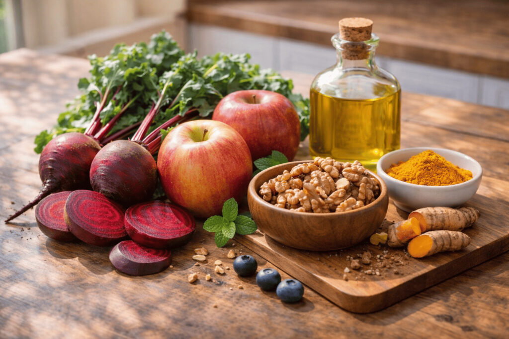 간에 좋은 음식