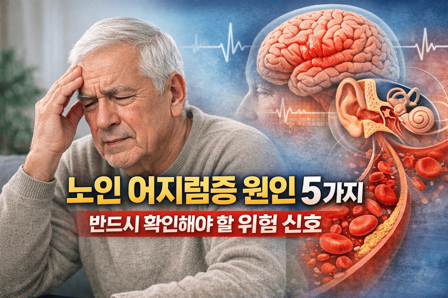 노인 어지럼증 원인5가지 대표이미지