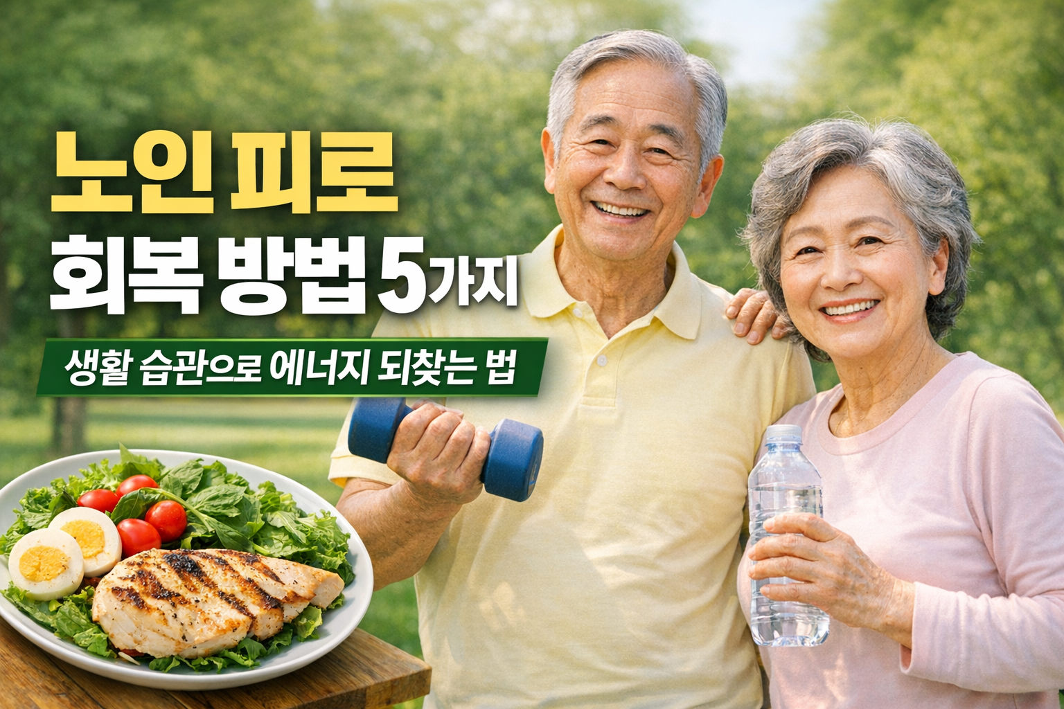 노인 피로 회복 방법